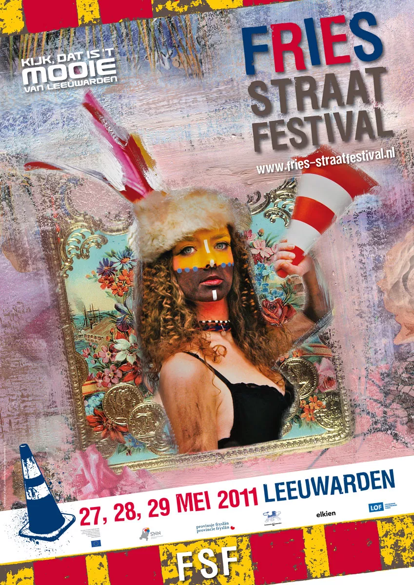 Affiche Fries Straatfestival 2011